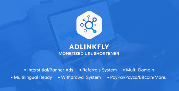 AdLinkFly v3.7.2 - Monetized URL Shortener