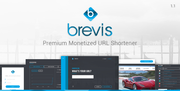 Brevis v1.3.1 - Premium Monetized URL Shortener