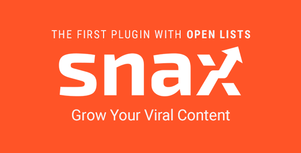 Snax v1.14.3 - Viral Front-End Uploader