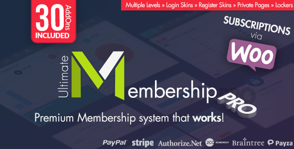 Ultimate Membership Pro WordPress Plugin v9.0