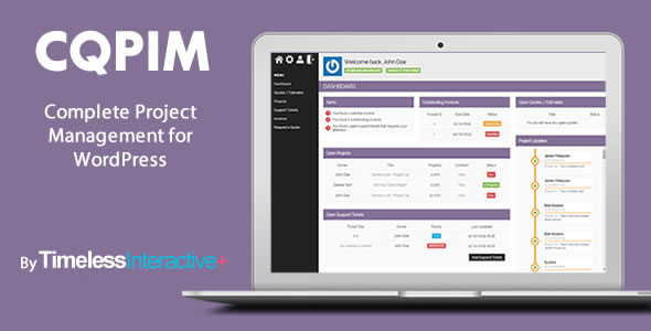 CQPIM WordPress Project Management Plugin v3.1