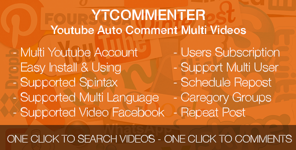 YTCommenter - Youtube Auto Comment Multi Videos