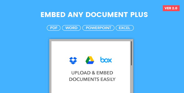 Embed Any Document Plus v2.2.3 - WordPress Plugin