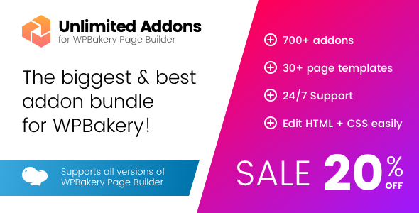 Unlimited Addons for WPBakery Page Builder v1.0.41