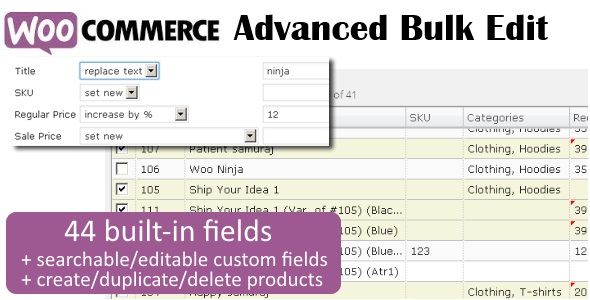 WooCommerce Advanced Bulk Edit v4.5