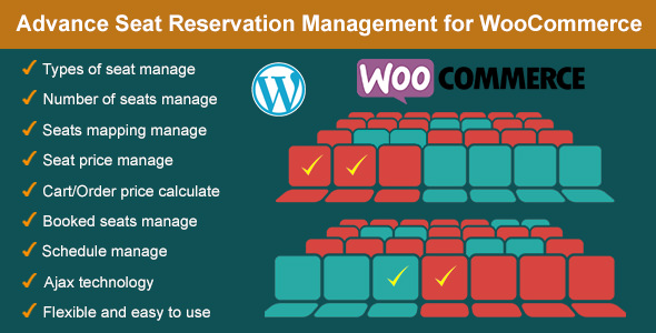 Advance Seat Reservation Management for WooCommerce v2.8