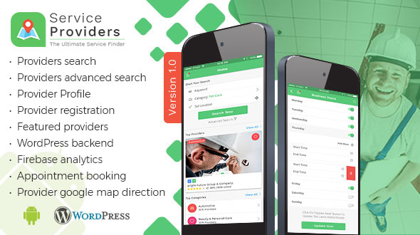 Listingo - Service Providers, Business Finder Android Native App
