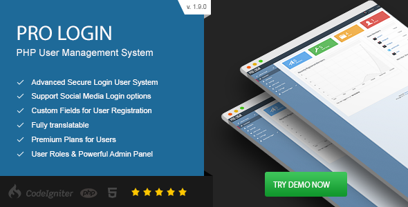 Pro Login V1 9 0 Advanced Secure PHP User Management System Premium 