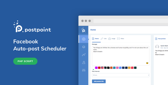 PostPoint v1.0.4 - Facebook Auto Post & Scheduler