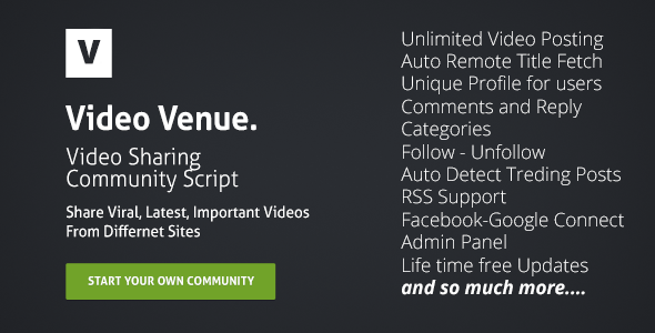 Video Venue - Community Script - free download gratis terbaru
