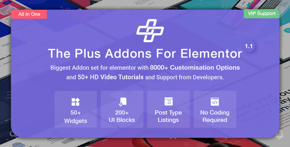 The Plus v1.2.0 - Addon for Elementor
