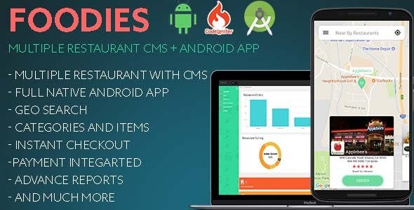 Foodies v1.2 - Multiple Restaurant Management System CMS
