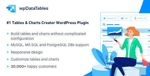 wpDataTables v4.3 - Tables and Charts Manager for WordPress