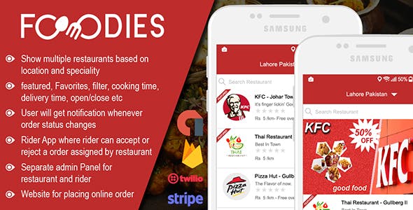 Restaurant Food Delivery & Ordering System With Delivery Boy - Android v1.0.6 