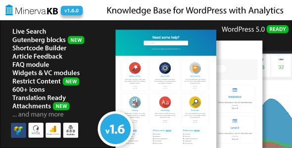 MinervaKB v1.6.9 - Knowledge Base for WordPress with Analytics