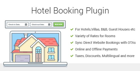 Hotel Booking V3 9 12 Property Rental WordPress Plugin Premium 