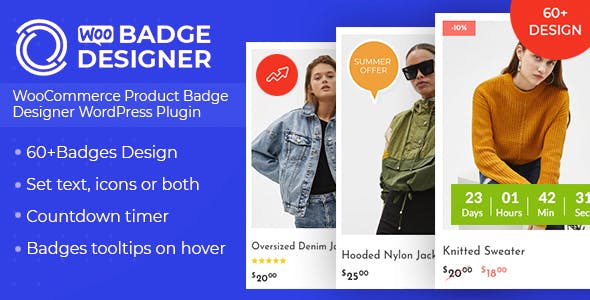Woo Badge Designer v1.0.5 - WooCommerce Product Badge Designer WordPress Plugin