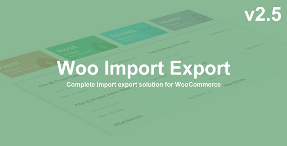 Woo Import Export v2.7.0