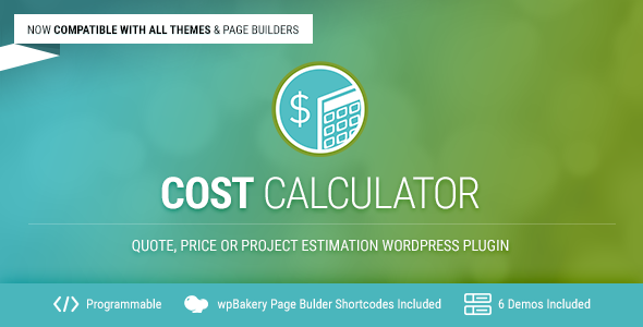 Cost Calculator v2.3.1 - WordPress Plugin