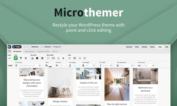 MicroThemer v7.0.8.1 - WordPress CSS Editor