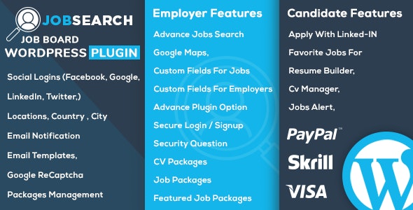 JobSearch v1.5.0 - WP Job Board WordPress Plugin