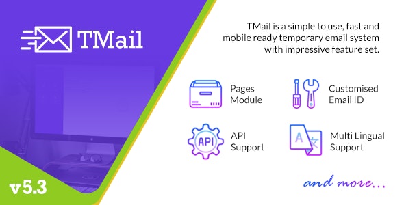 TMail v5.3 - Multi Domain Temporary Email System