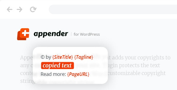 Appender v1.1.0 - Copycat Content Protection for WordPress