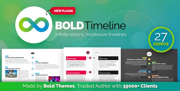 Bold Timeline v1.0.4 - WordPress Timeline Plugin