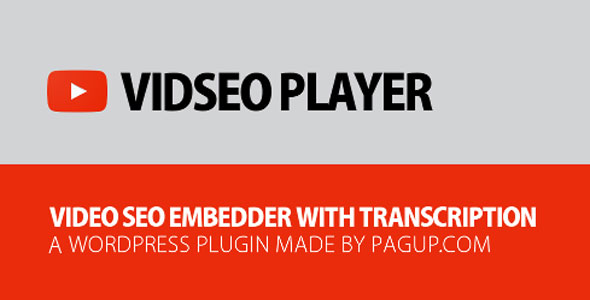 VidSEO Premium v1.1.0 – Video SEO player with Transcription
