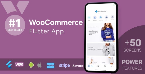 Fluxstore WooCommerce v1.6.5 - Flutter E-commerce Full App