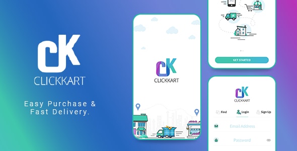 Clickkart v1.0 - Multi Vendor Shopping Android App