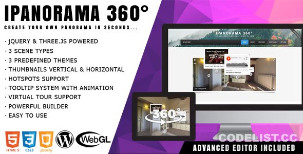 iPanorama 360° v1.5.16 - Virtual Tour Builder for WordPress