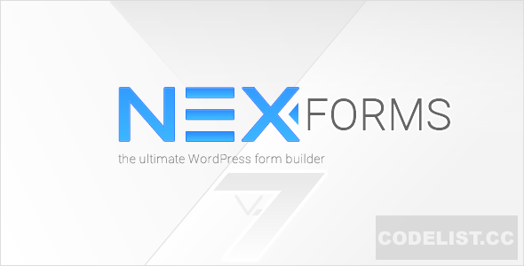 NEX-Forms v7.5.15 - The Ultimate WordPress Form Builder