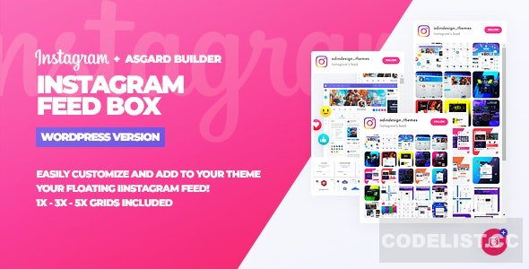 Instagram Feed Box v1.0.0 - WordPress Plugin