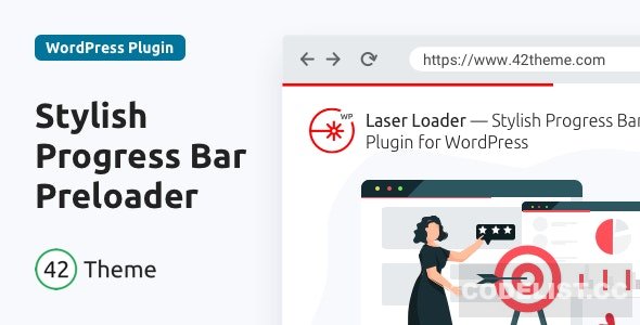 Laser Loader v1.0.0 - Stylish Progress Bar Preloader