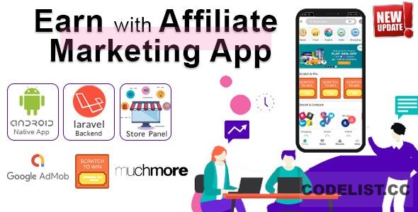 Affiliate Marketing app with PHP Backend v1.3