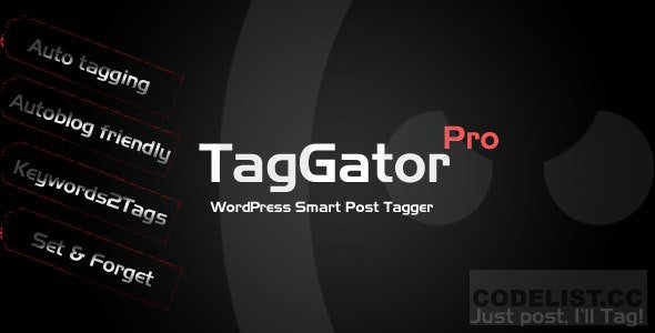 TagGator Pro v2.0 - WordPress Auto Tagging Plugin