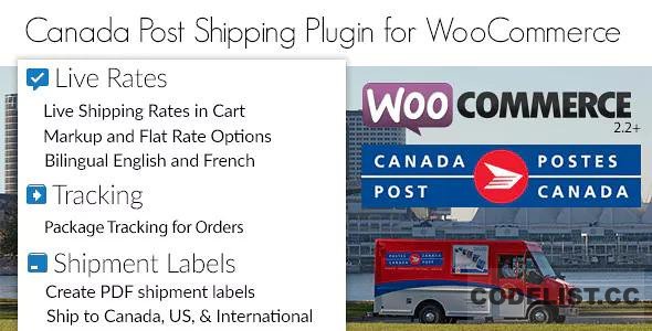 Canada Post Woocommerce Shipping Plugin v1.6.11