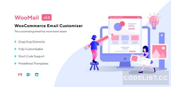 WooMail v3.0.2 - WooCommerce Email Customizer 