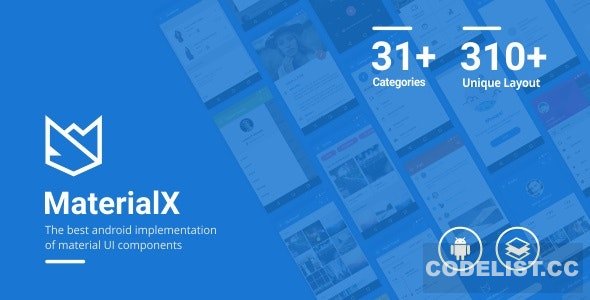 MaterialX v2.7 - Android Material Design UI Components