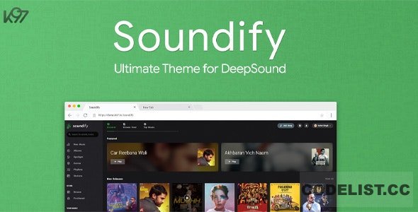 Soundify v1.4.6 - The Ultimate DeepSound Theme