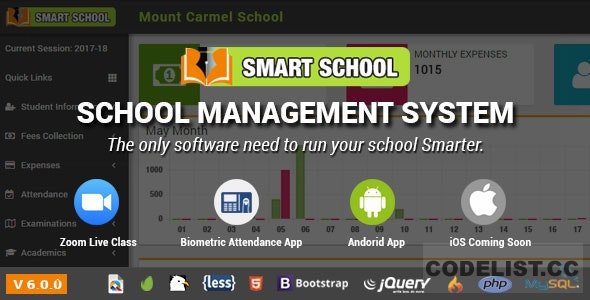 Smart School v6.0.0 - School Management System