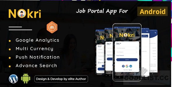 Nokri v2.2.4 - Job Board Native Android App