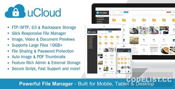 uCloud v2.0.2 - File Hosting Script - Securely Manage, Preview & Share Your Files