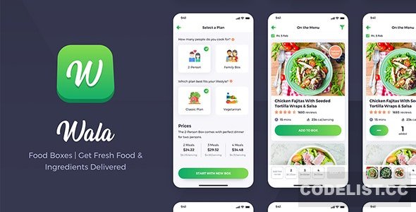 Wala v1.0 - Food & Delivery React Native App Template