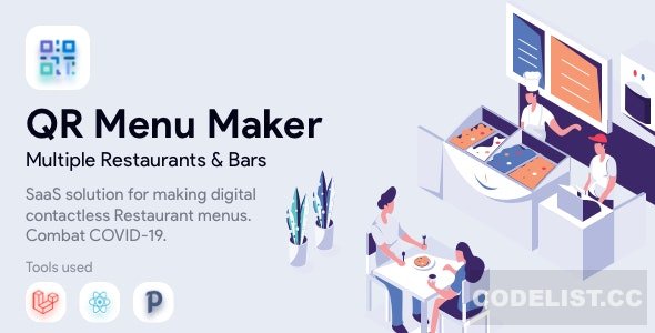 QR Menu Maker v1.9.7 - SaaS - Contactless restaurant menus