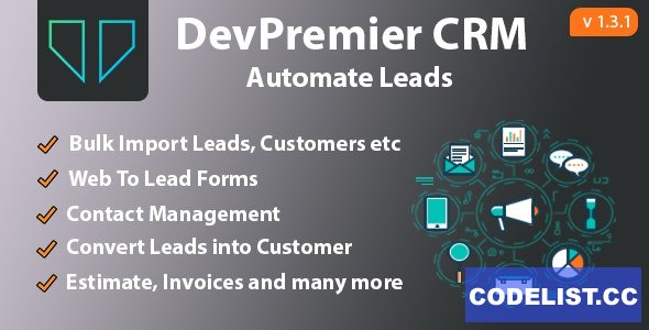 DevPremier CRM v1.3.1 - Convert Leads into Customers