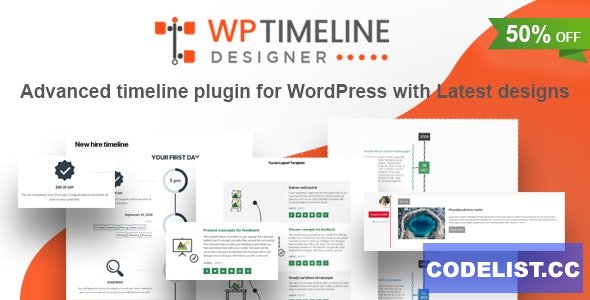 WP Timeline Designer Pro v3.6 - WordPress Timeline Plugin