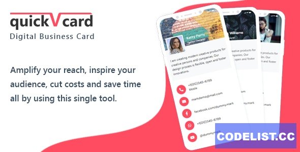 QuickVCard v1.4 - Digital Business Card SaaS PHP Script