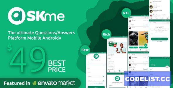 AskMe Android v1.1 - Mobile Questions & Answers Social Network Application